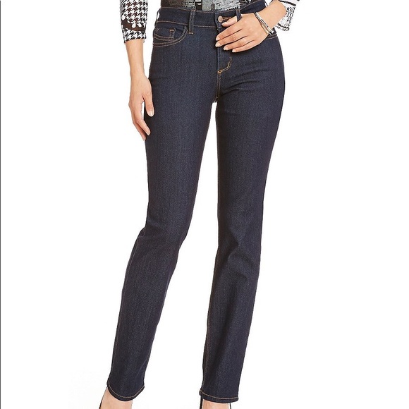 nydj marilyn straight leg jeans
